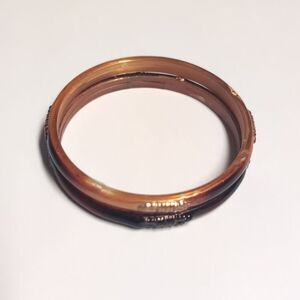 Set of 2 Red and‎ Orange Indian Bangle Bracelets